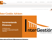 Tablet Screenshot of intadvisors.com